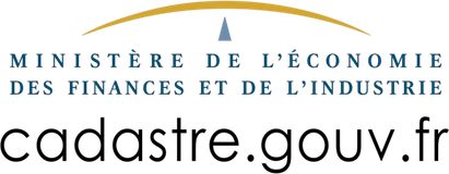 Logo DGFiP — ministère de l'Économie et des Finances (cadastre)